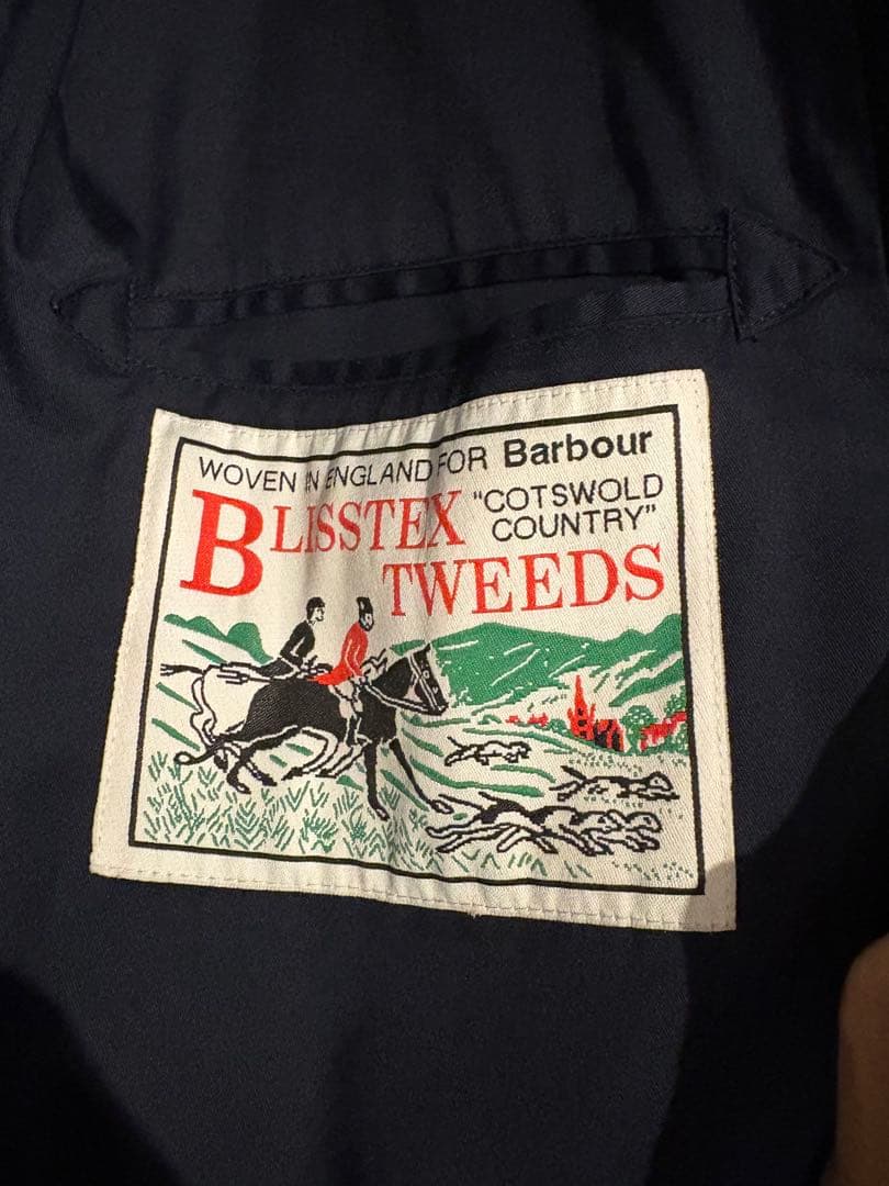 Barbour ミリタリーコート トレンチコート ネイビー