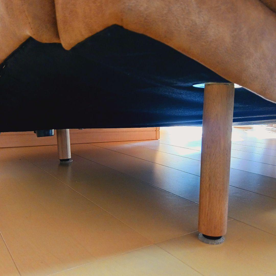 3人掛け ソファ レザーファブリック ブラウン ふかふか