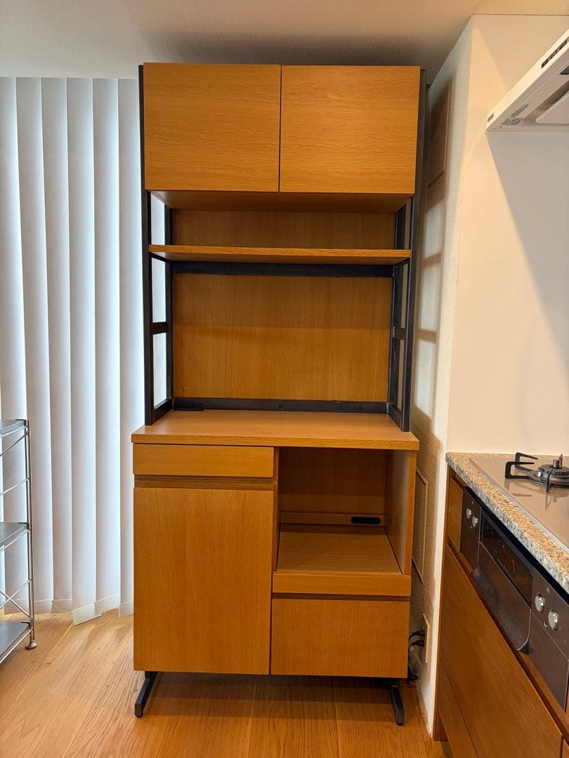 美品♪ウニコunico ホクストン HOXTON キッチンボード 食器棚