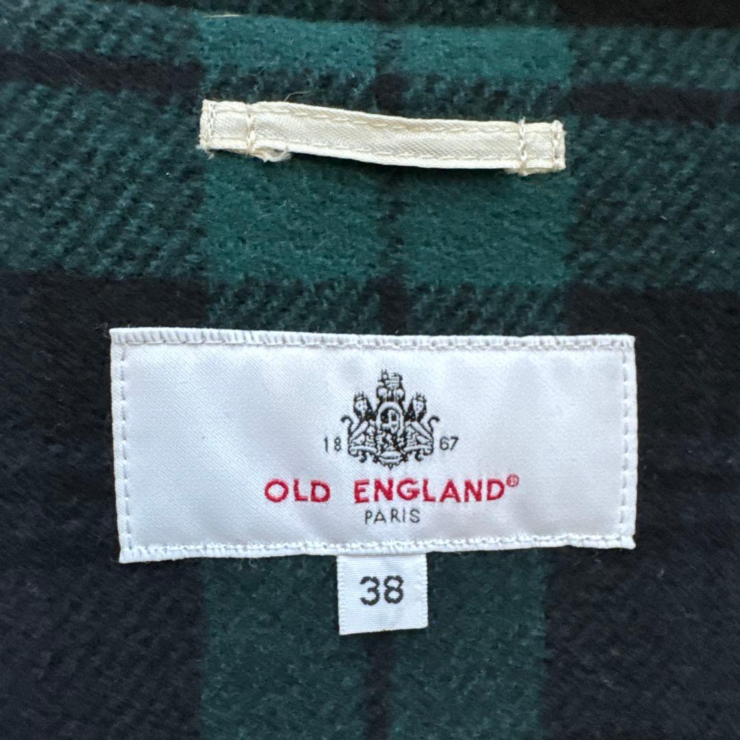 OLD ENGLAND ダッフルコート サイズ38 ネイビー