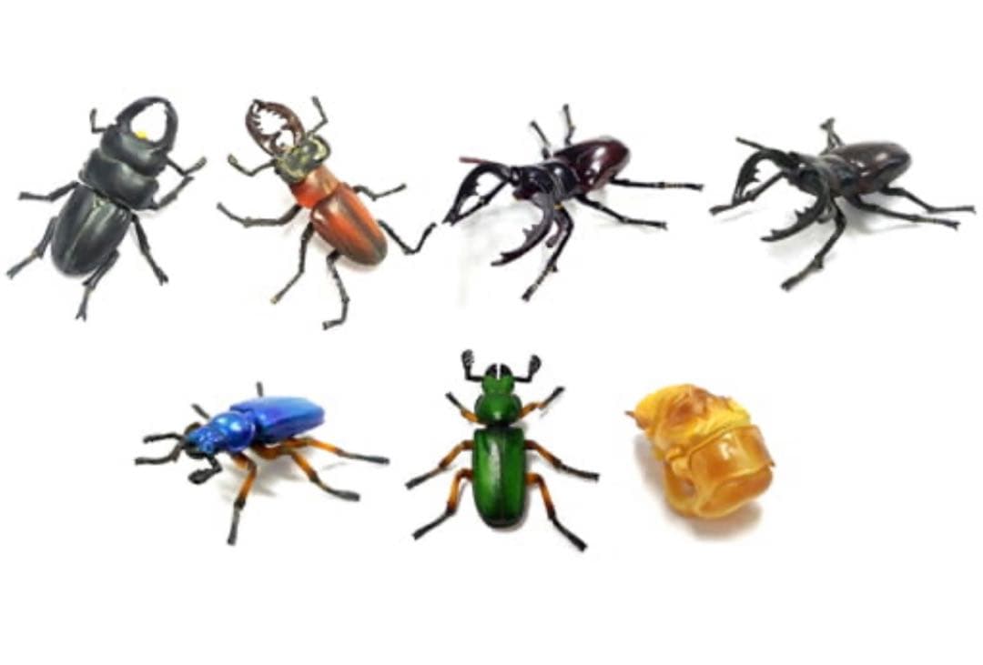 廃盤　希少　全7種コンプ 「カプセルQミュージアム 日本クワガタムシ大全」