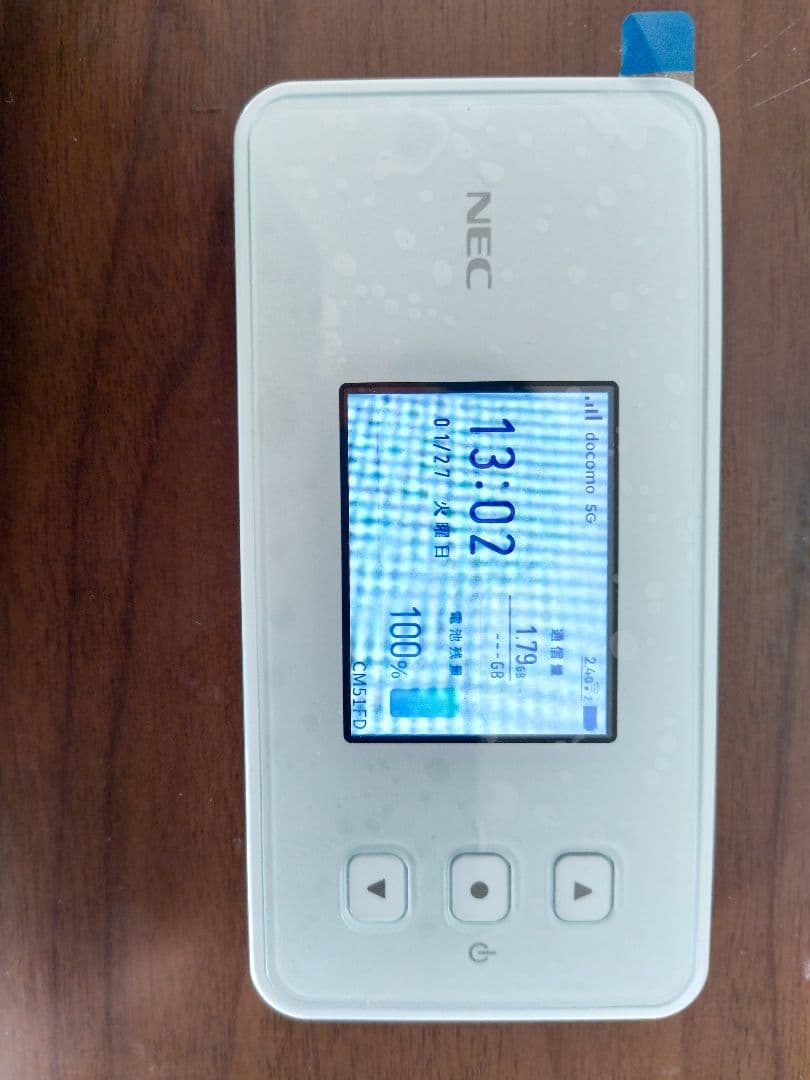 超美品.：NEC Aterm CM51FD Wi-Fiモバイルルーター