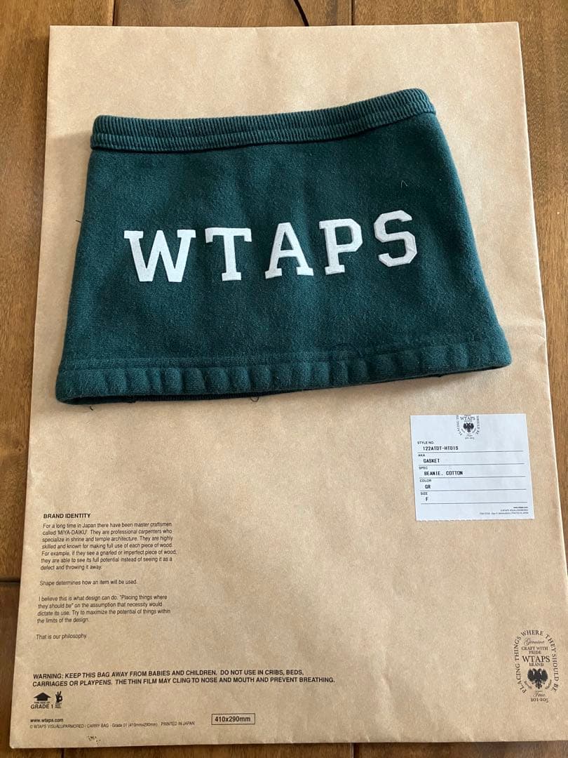 wtaps ガスケット gasket ネックウォーマー ディセンダント fpar
