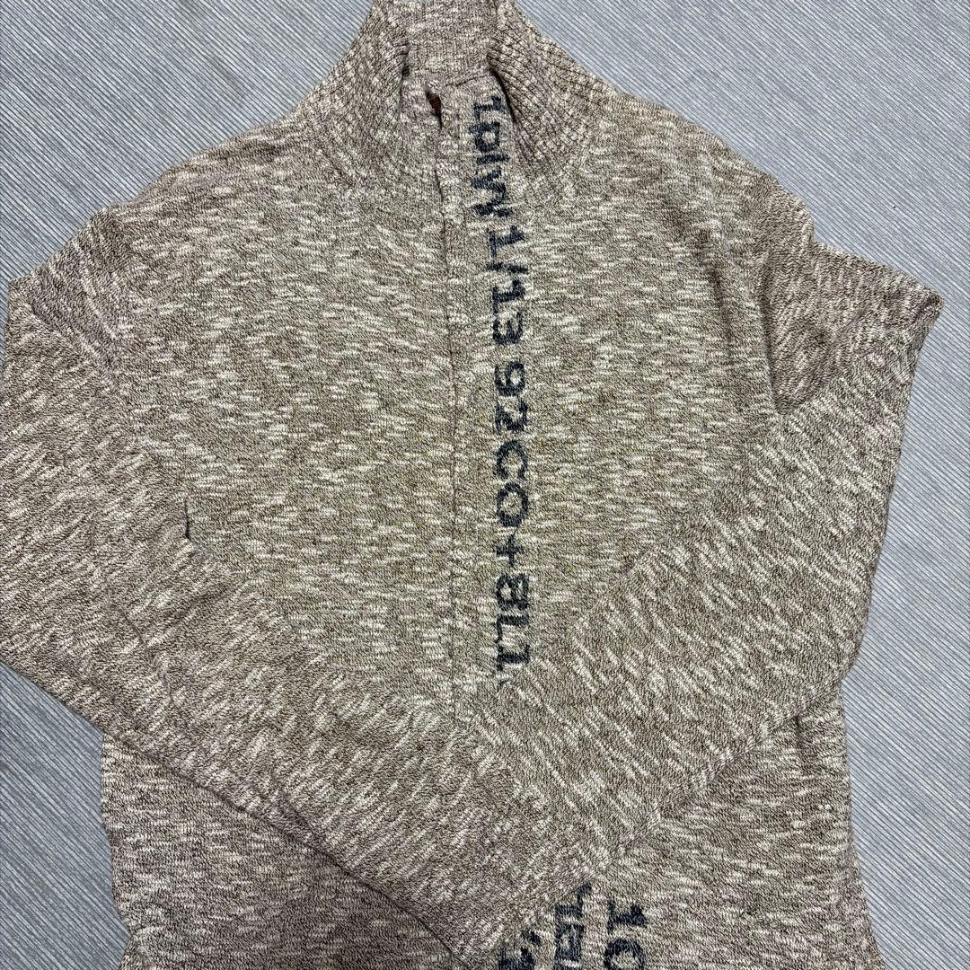 テキスト柄ジップカーディガン　ヨウジヤマモト　プライバイラグネキカス