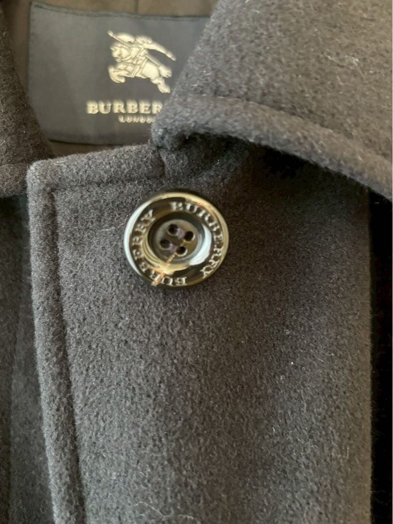 【レディース】BURBERRY LONDON ロングコート ブラック