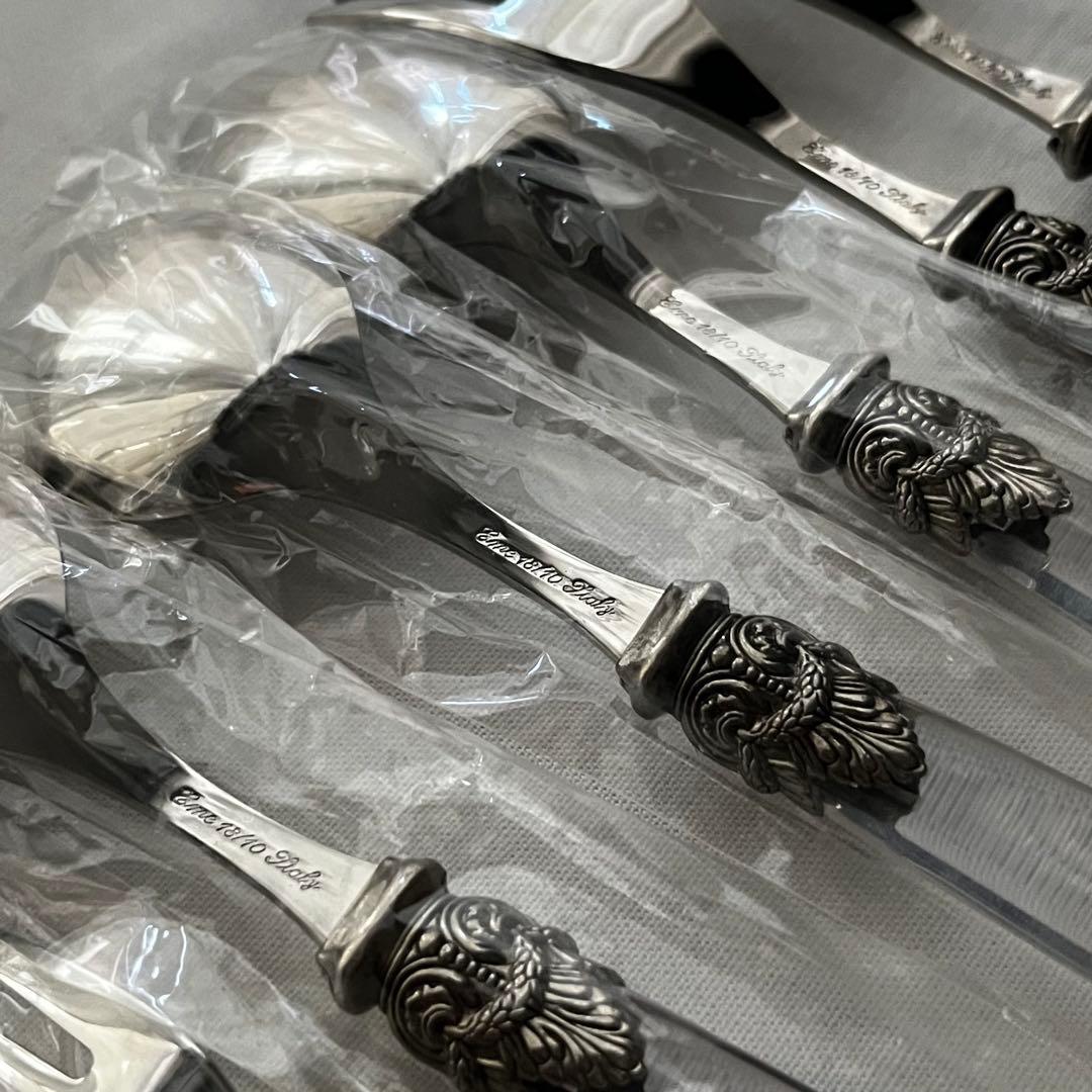 エメ ナポレオン 18-10 カトラリー クリア フォーク スプーン ケーキ