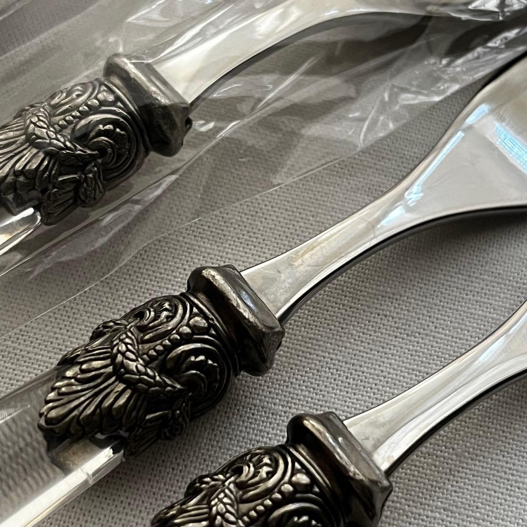 エメ ナポレオン 18-10 カトラリー クリア フォーク スプーン ケーキ