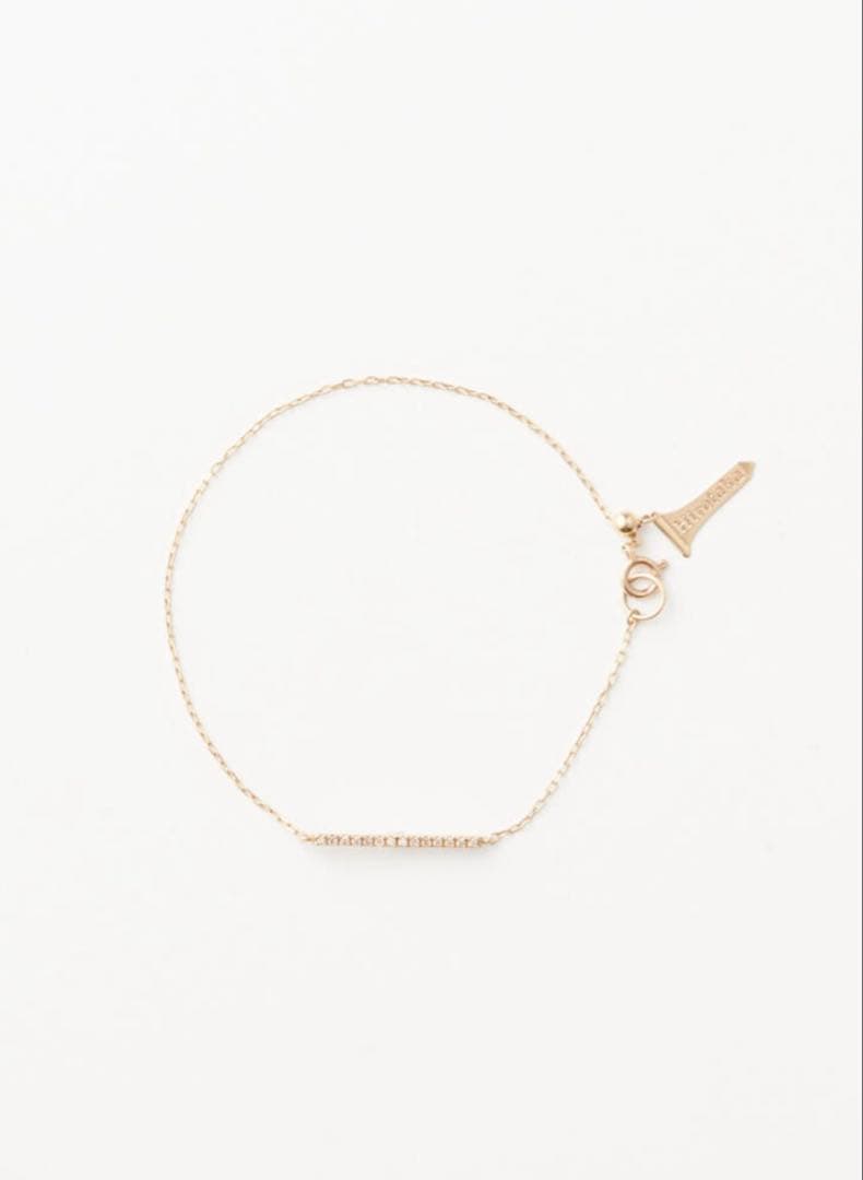 ゆかこ様　Hirotaka ヒロタカショートバーダイアモンドブレスレット