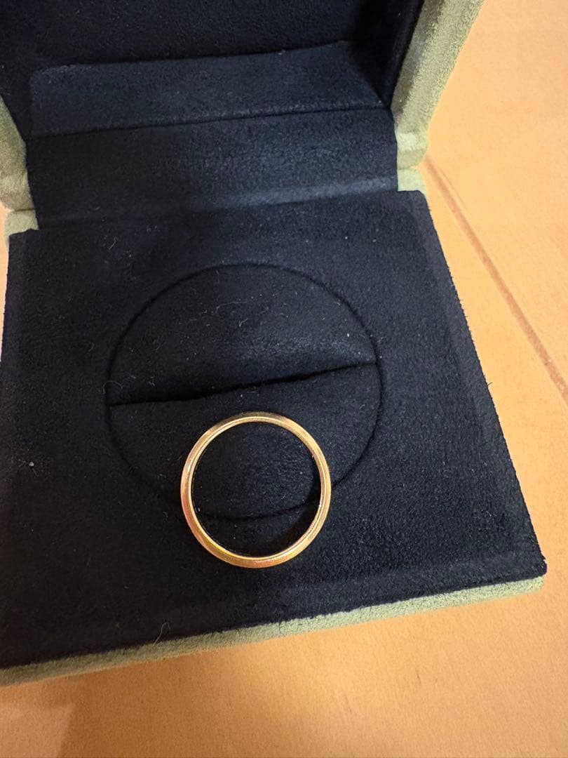 Van Cleef & Arpels ピンクゴール18k 専用ケース付き 5号