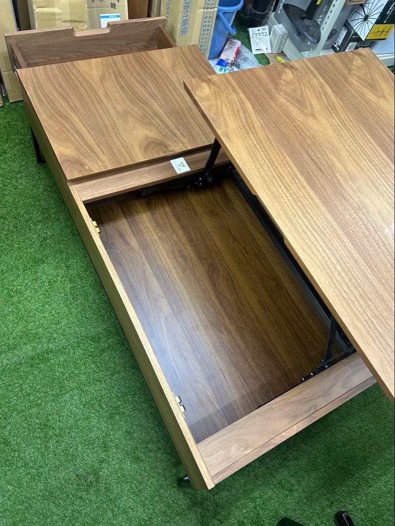 ニトリ　センターテーブル　Nヒバリ120 木製テーブル