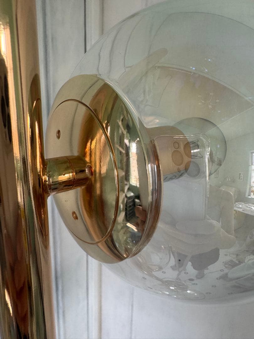 フランフラン　フロアスタンドゴールド ライト照明アッシュフォード美品