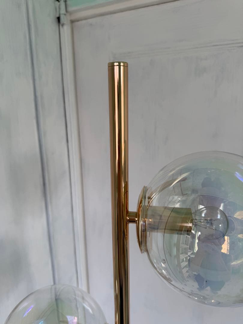 フランフラン　フロアスタンドゴールド ライト照明アッシュフォード美品