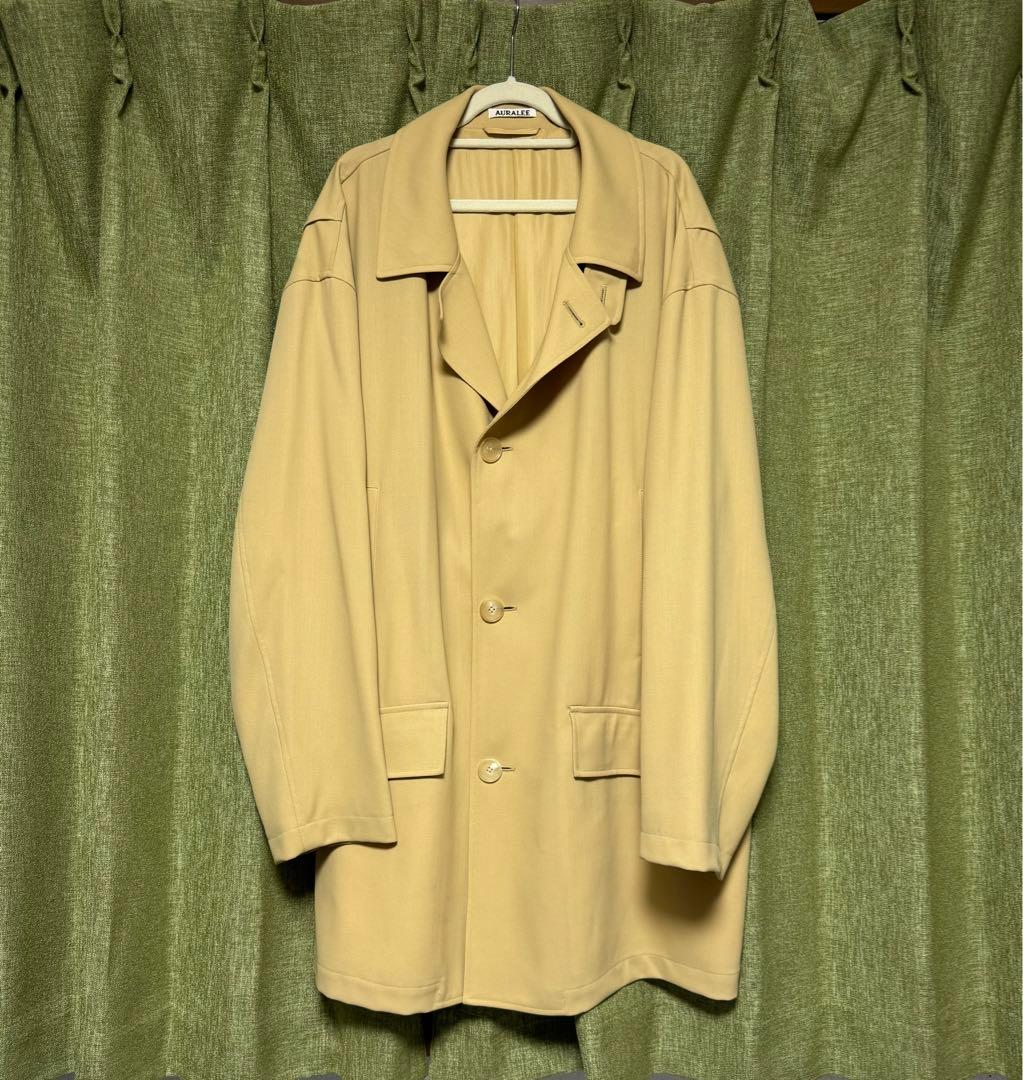 AURALEE 21SS ベージュ ハーフコート HALF COAT