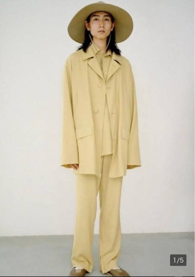 AURALEE 21SS ベージュ ハーフコート HALF COAT