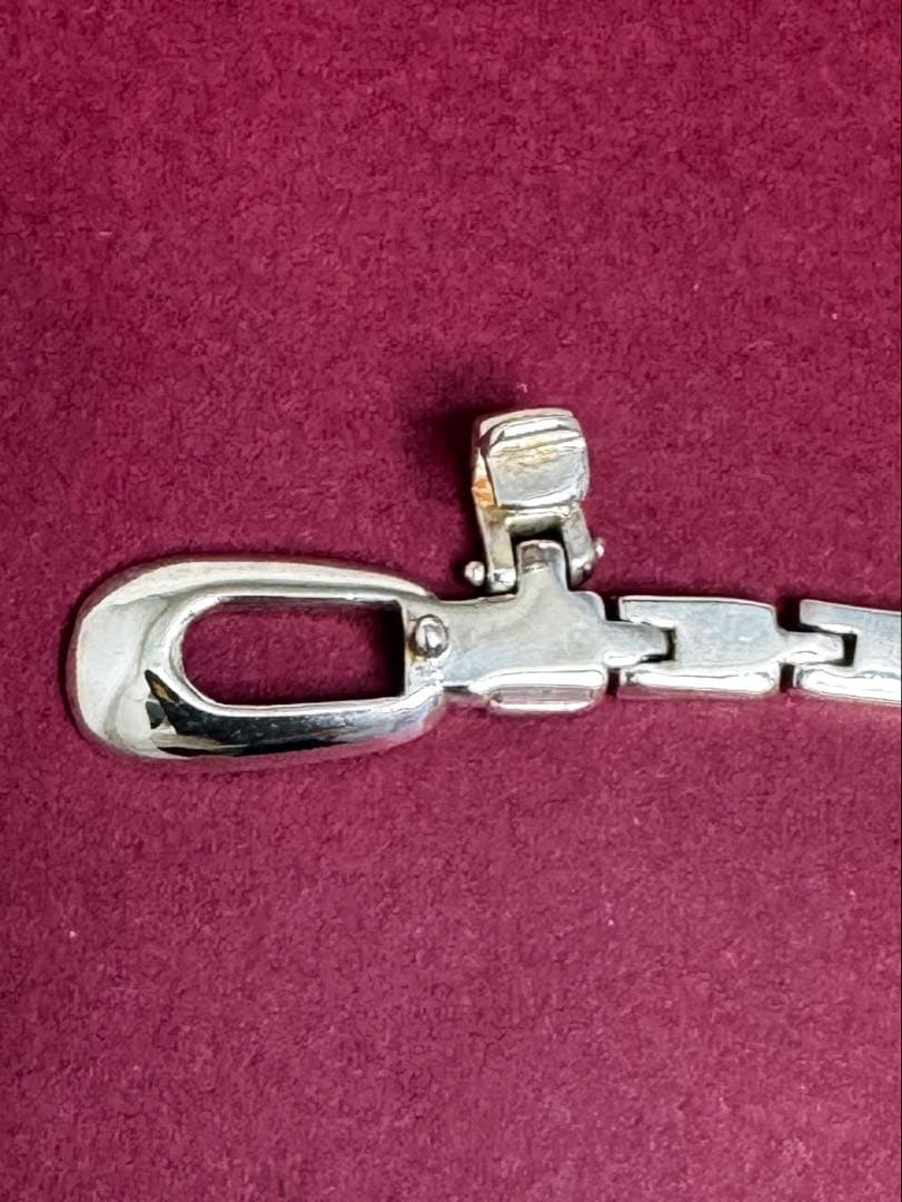 グッチ GUCCI ベルト IDプレート ブレスレット SV925 ヴィンテージ