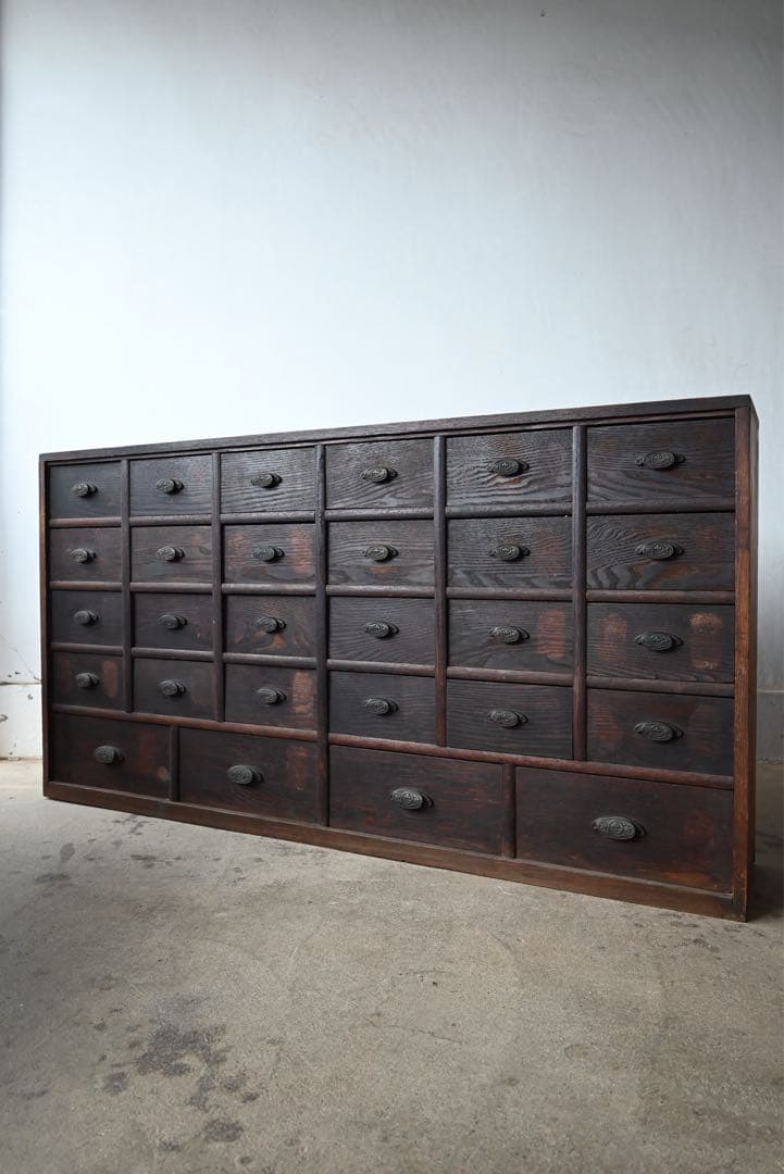 ③ 店舗什器 引出 古家具 古道具 古美術 骨董 アンティーク 箪笥 抽斗