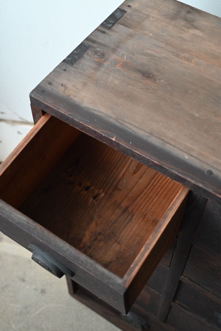 ③ 店舗什器 引出 古家具 古道具 古美術 骨董 アンティーク 箪笥 抽斗