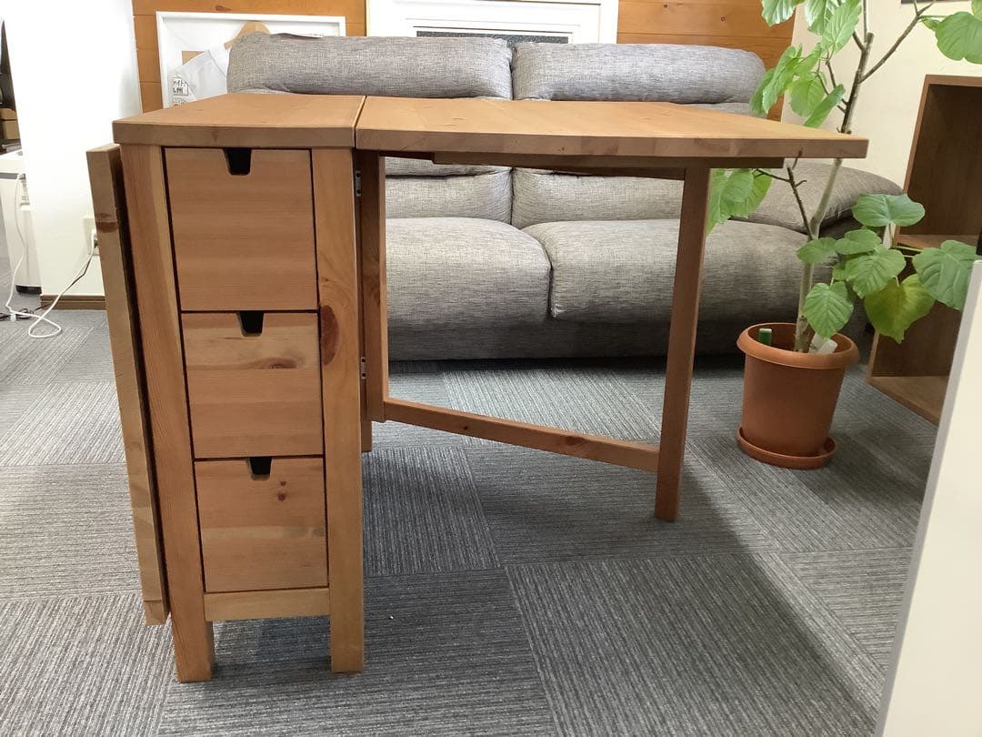 イケア ゲートレッグテーブル バタフライテーブル ノールデン