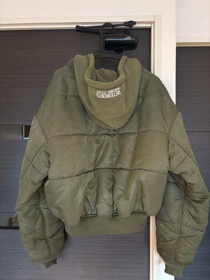 最終値下げです！VETEMENTS リバーシブルMA-1 ボンバージャケット