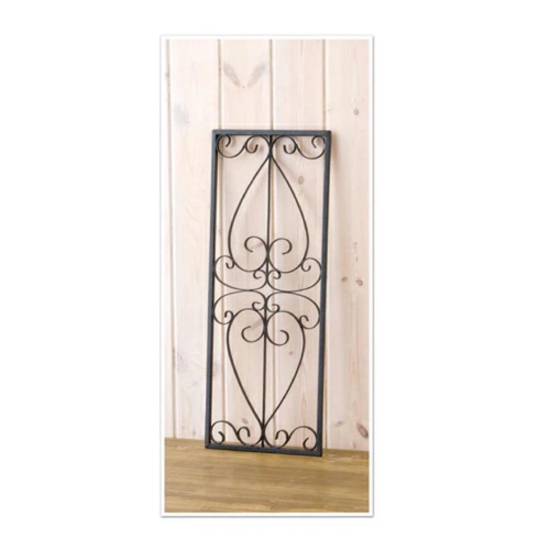 アイアンウォールデコ レクタングルハート　アリスの時間　廃盤品