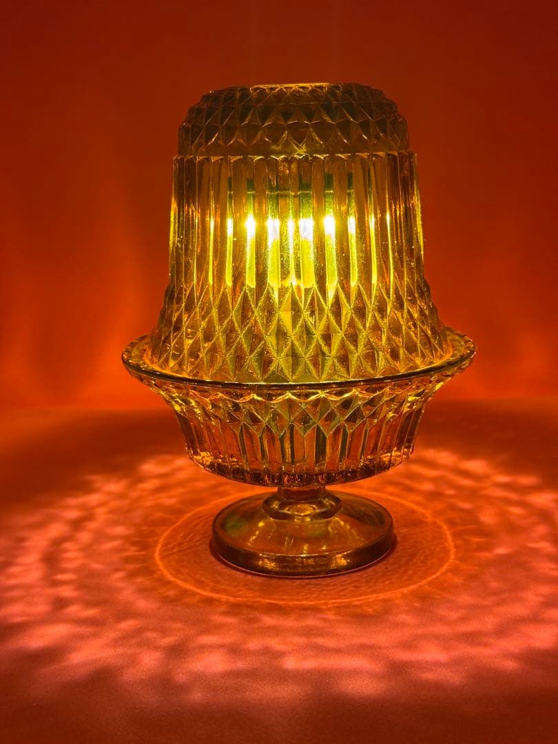 ヴィンテージ　フェアリーグラス　インディアナグラス社