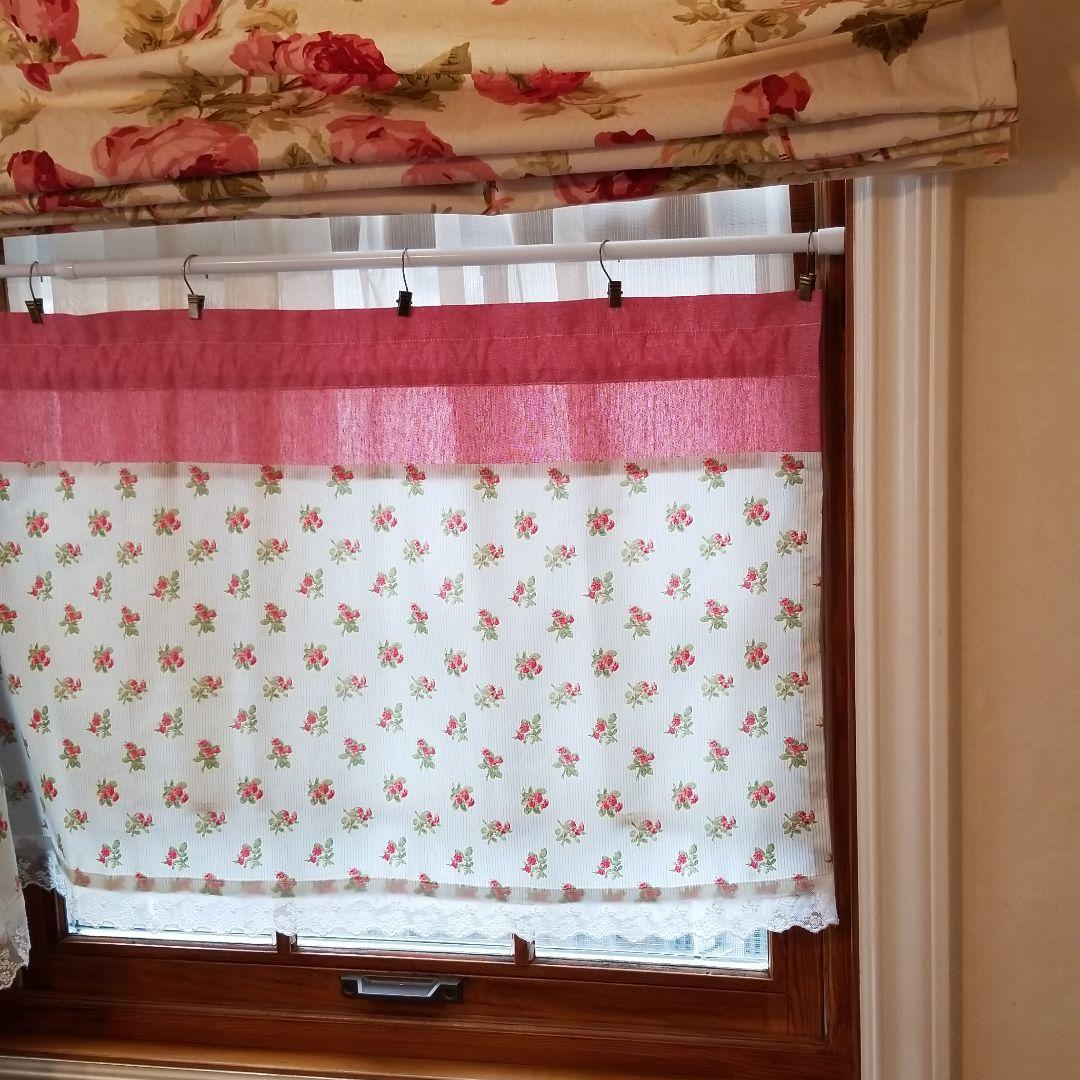 ローラアシュレイ　カフェカーテン