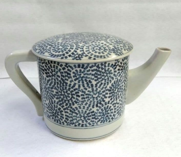 茶道具 水次 水注 片口 古伊万里写 蛸唐草 利祥 波佐見焼 利左エ門