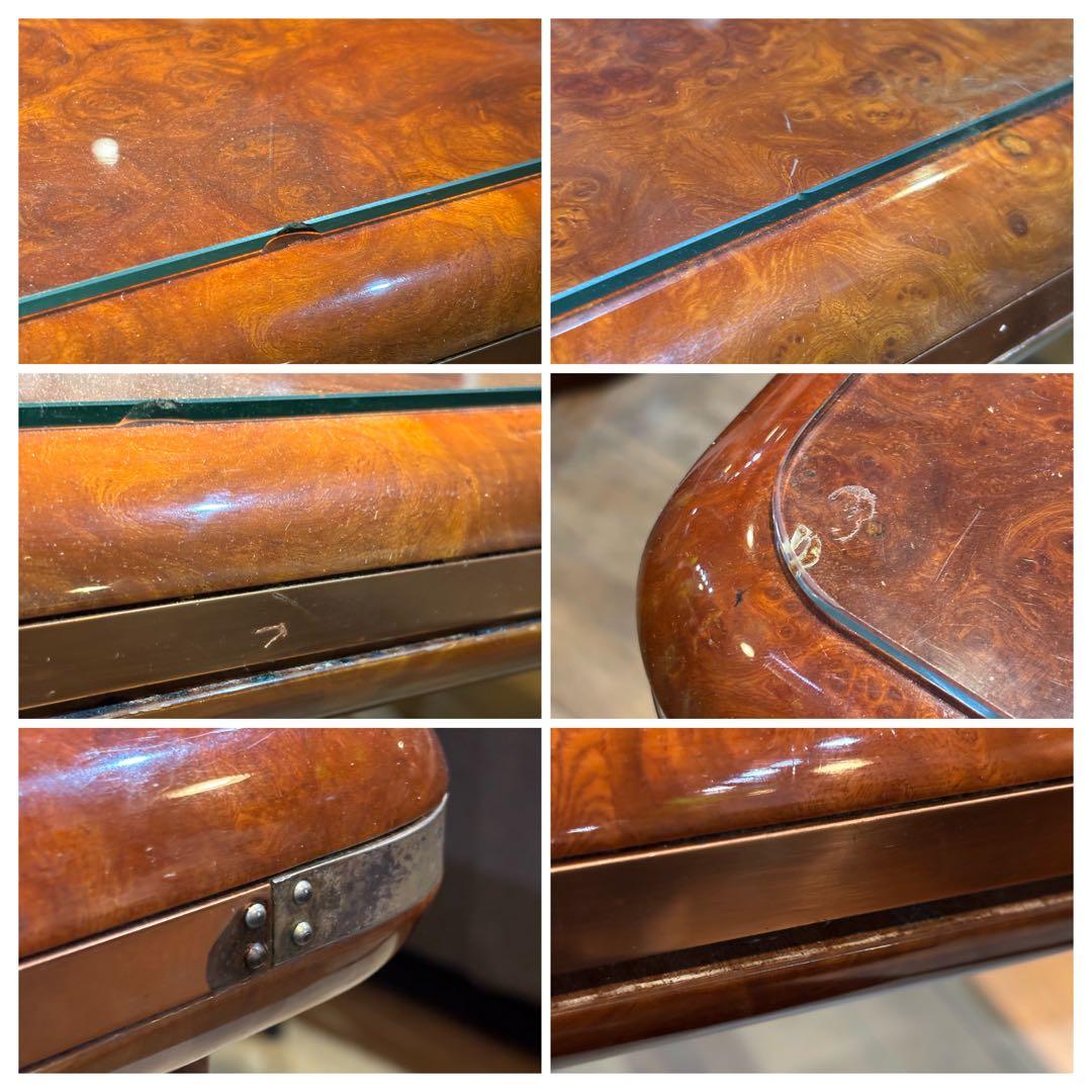 引き取り限定 イタリア製 ダイニング テーブル イス 6脚 セット インテリア