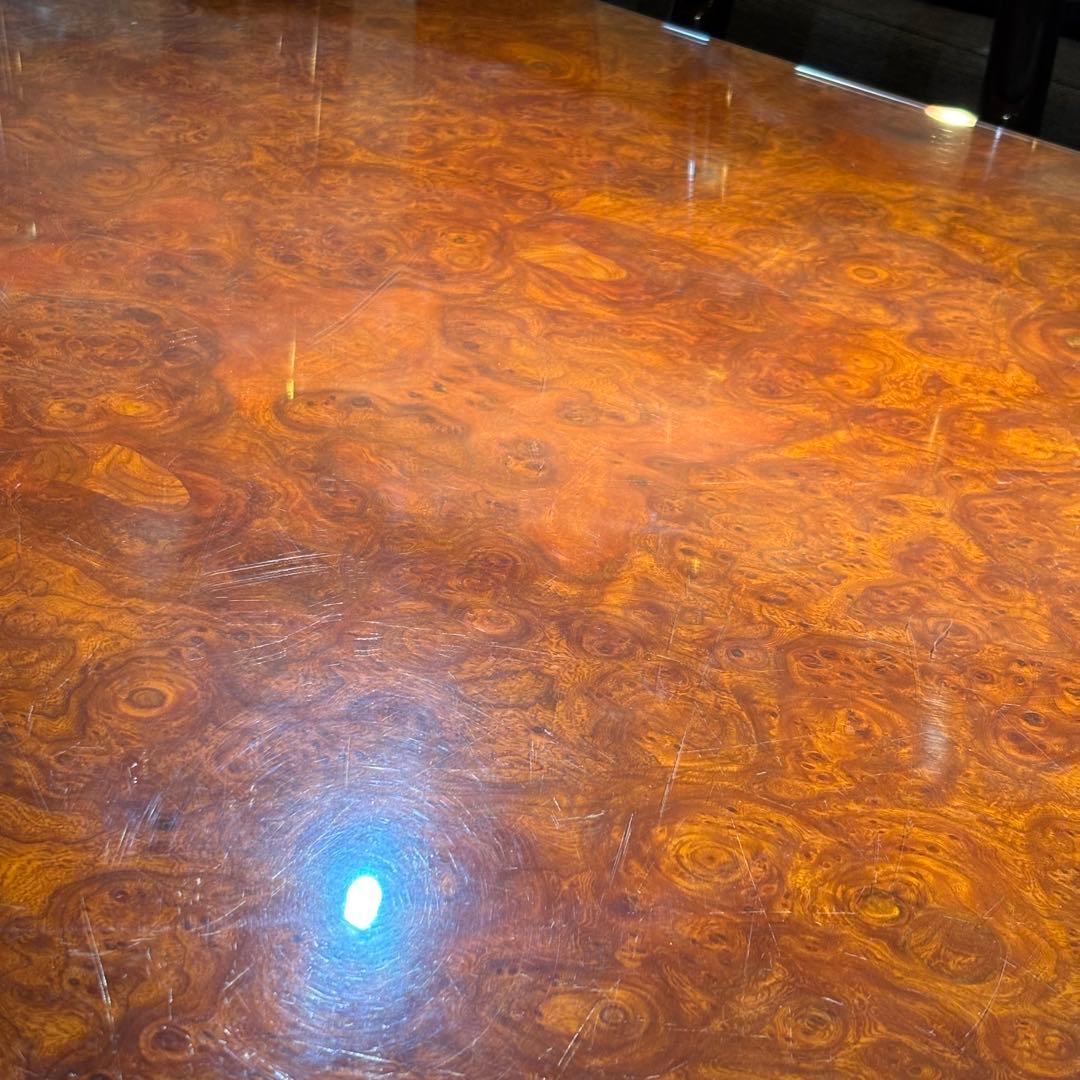 引き取り限定 イタリア製 ダイニング テーブル イス 6脚 セット インテリア