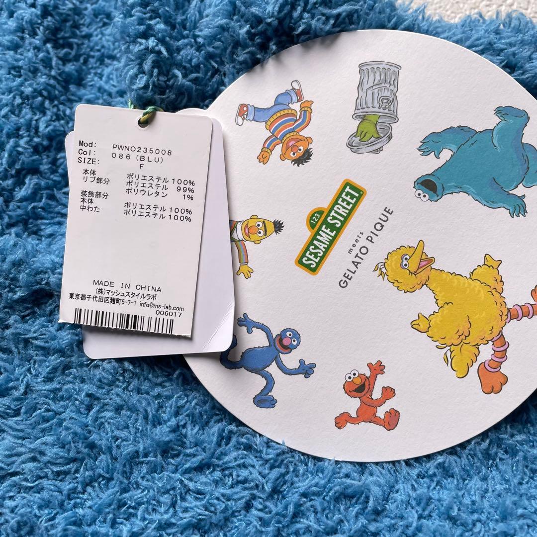 新品タグ付♡gelato pique クッキーモンスターワンピース　F