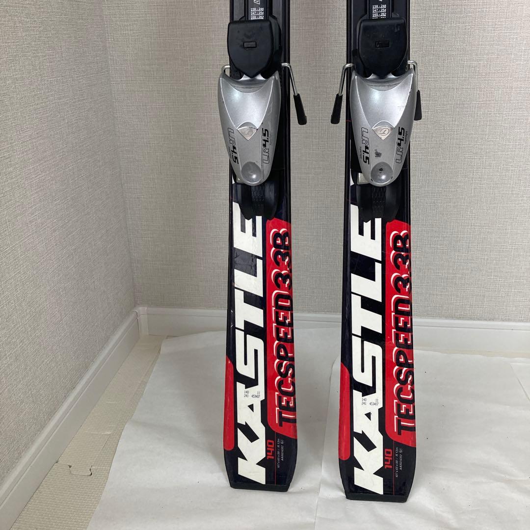 KASTLE TECSPEED 036 スキーセット　140センチ　靴25センチ