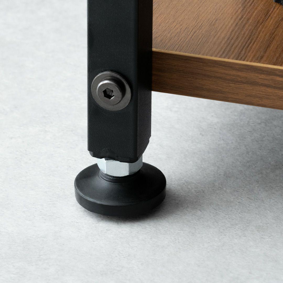 【美品】パソコンデスク 幅120cm( ブラウン)