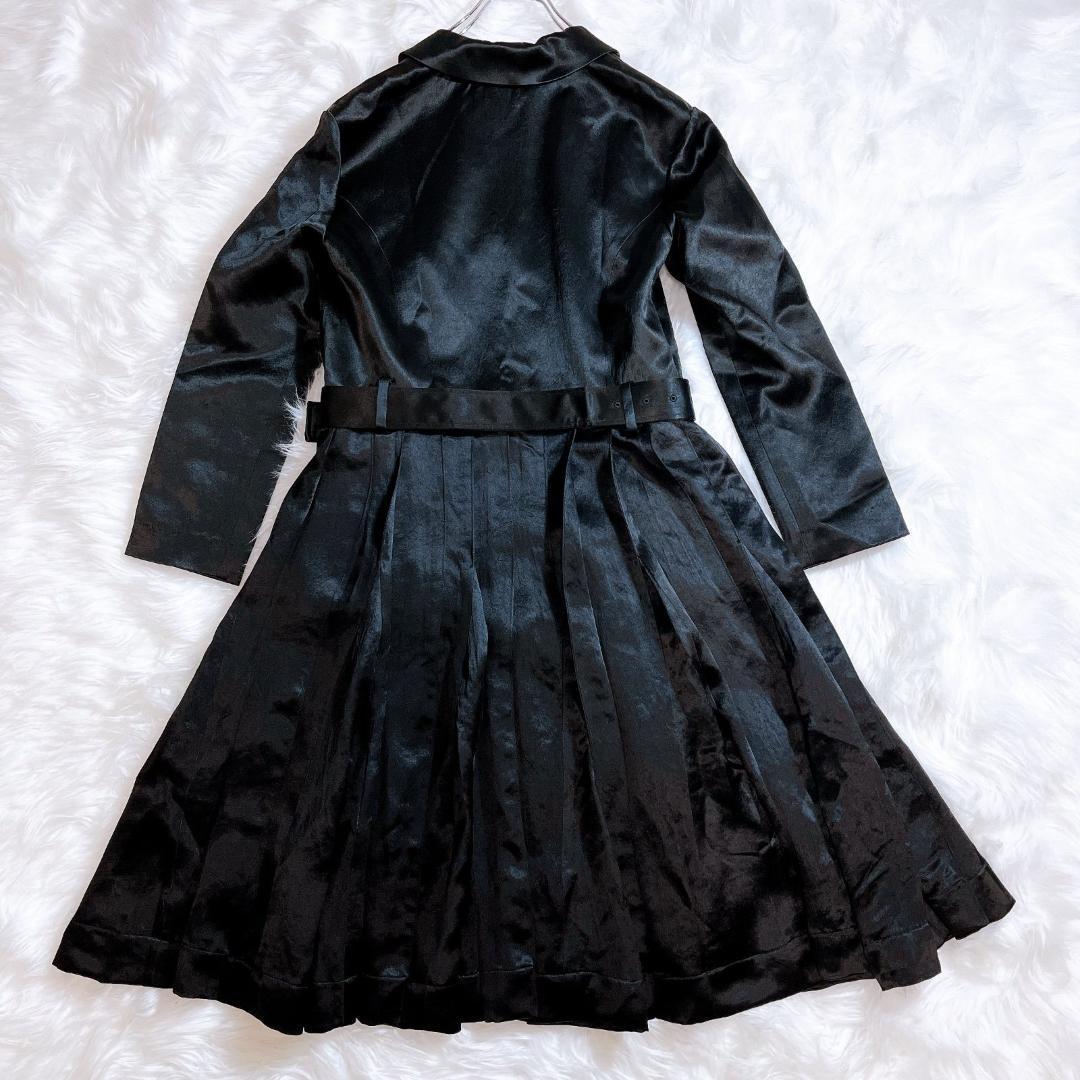 ハザマ 2020-21AW 駆け巡る黒衣コート アセテートVER