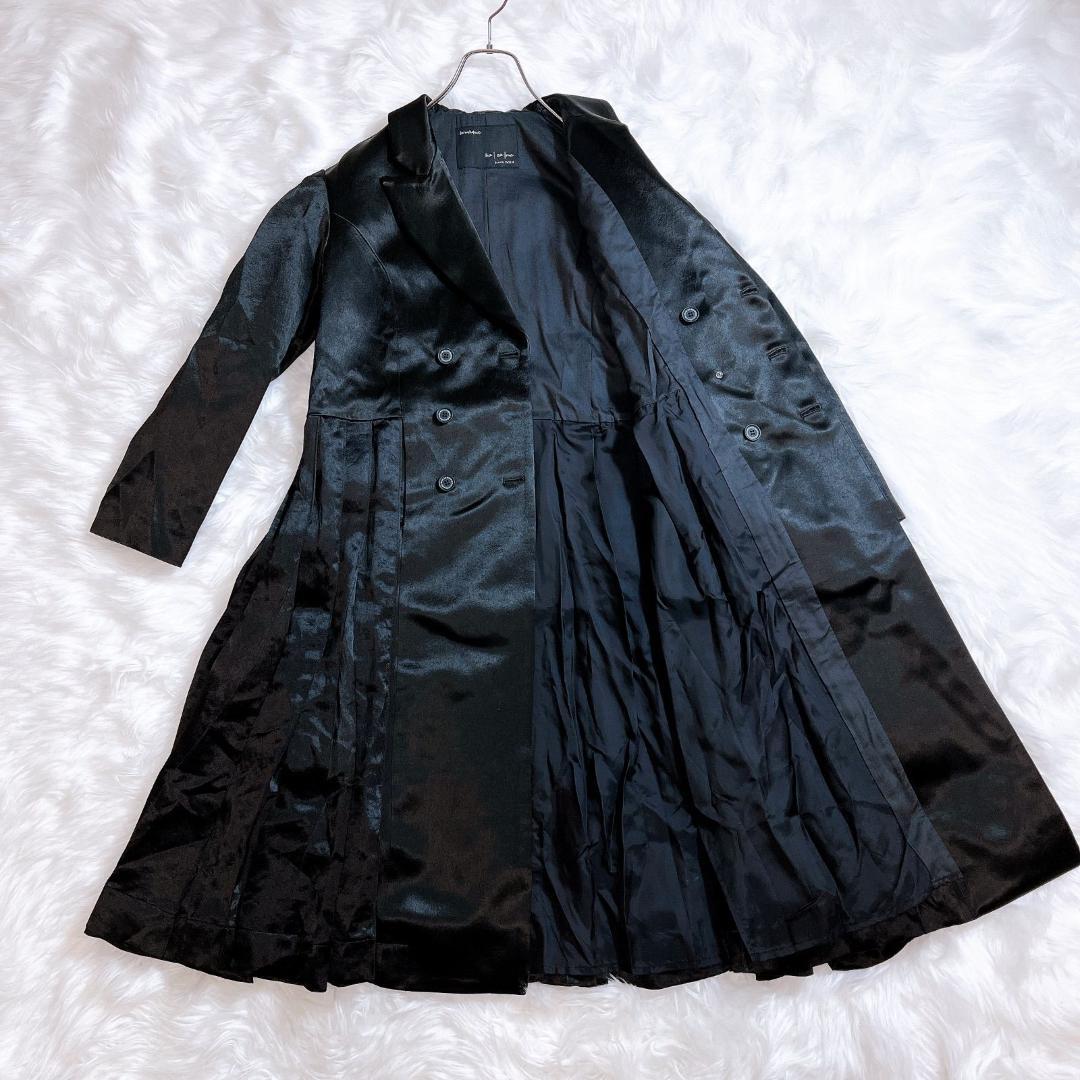 ハザマ 2020-21AW 駆け巡る黒衣コート アセテートVER