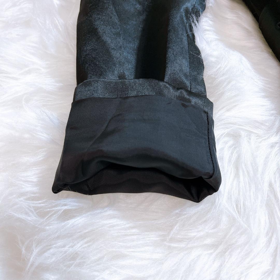 ハザマ 2020-21AW 駆け巡る黒衣コート アセテートVER