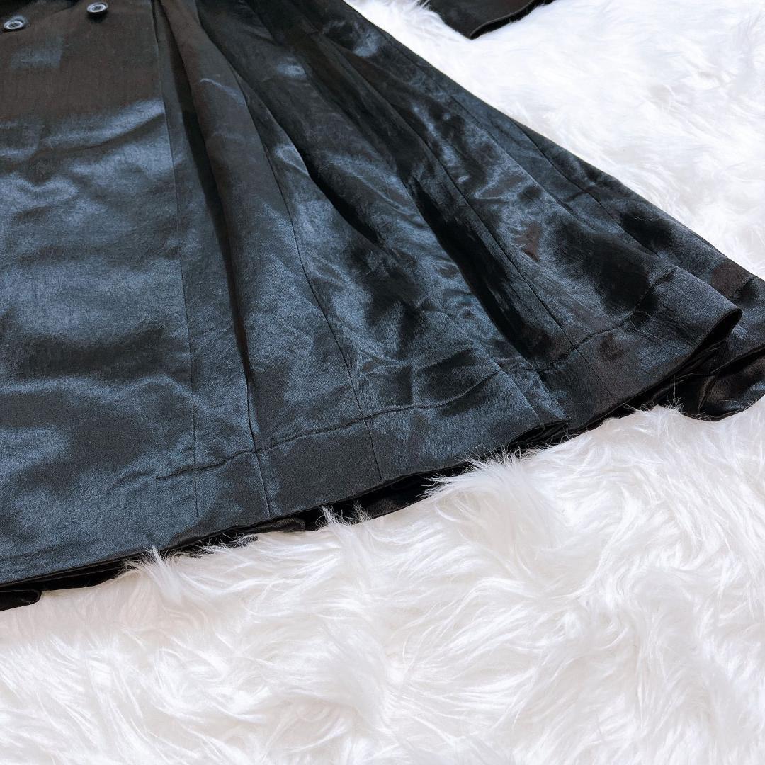 ハザマ 2020-21AW 駆け巡る黒衣コート アセテートVER