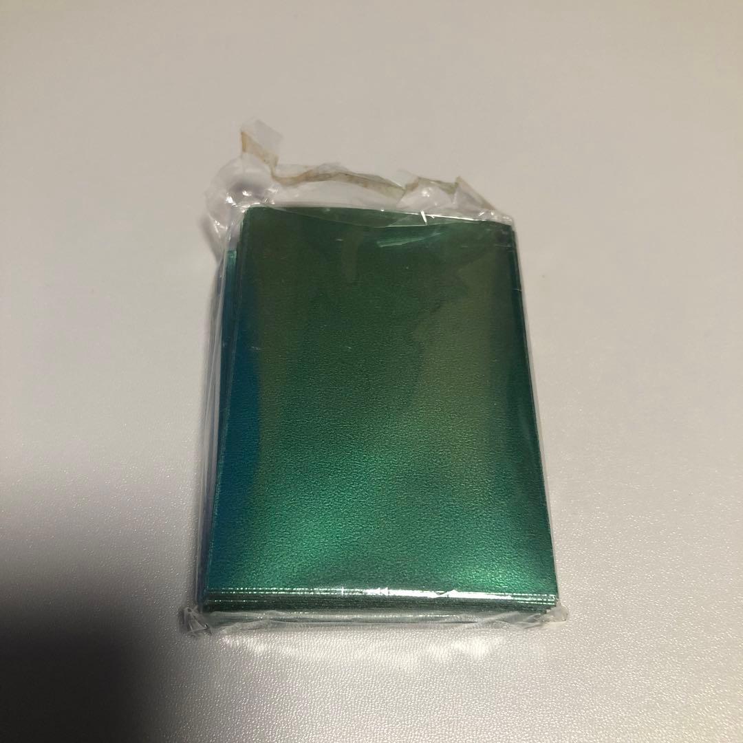 遊戯王 スリーブ アッパーデック 初期ロゴ 未使用 緑 グリーン