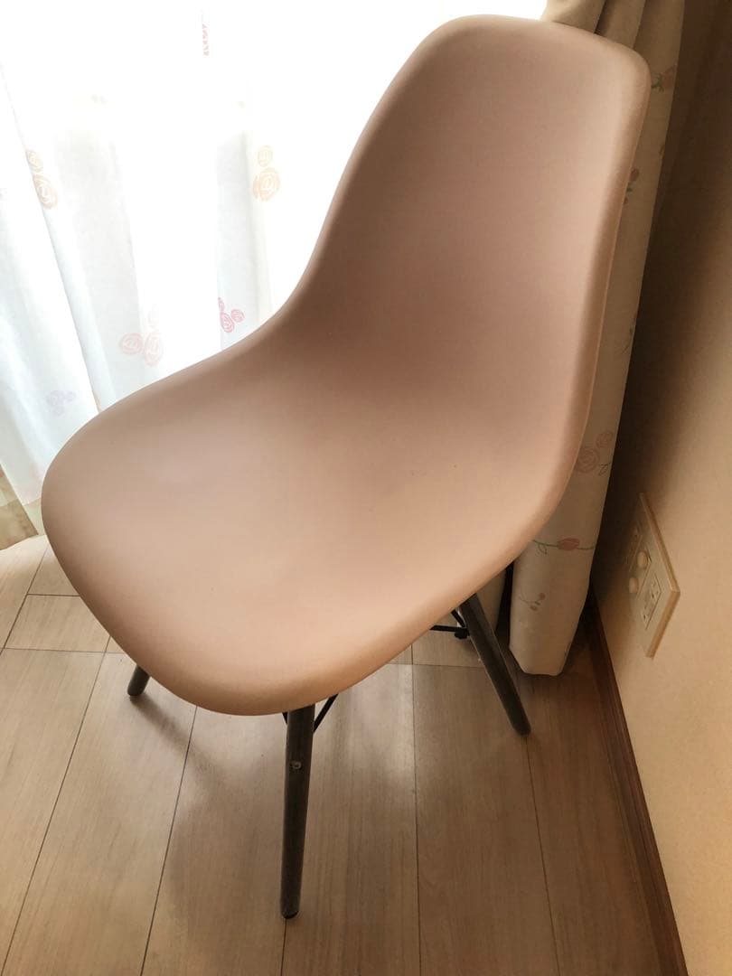 ※引き取り 円形ダイニングテーブル＋イームズ チェア4脚セット★ダイニングセット