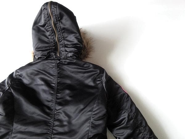 ヒステリックグラマー ガール 蠍ワッペン プリマロフト N-3B ジャケット 黒