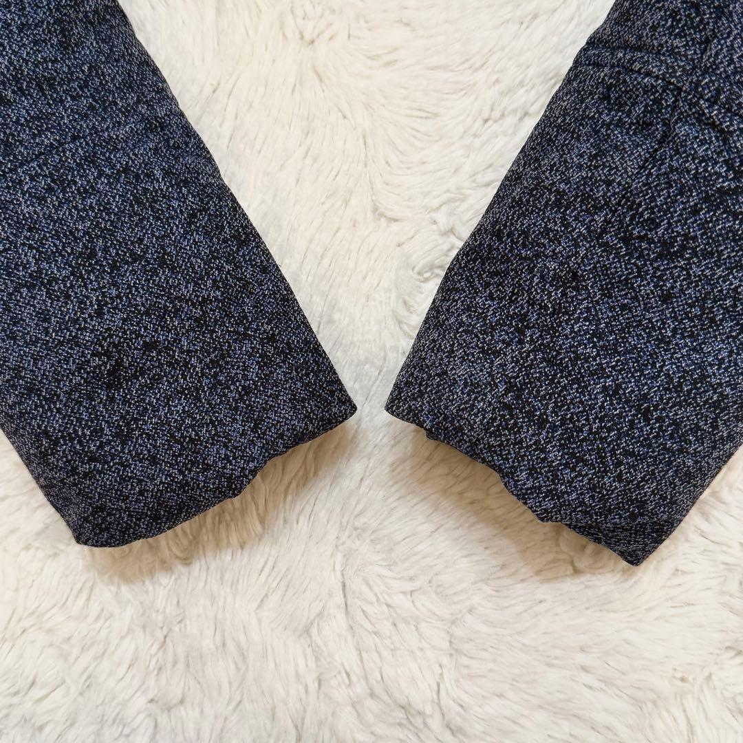 ラクーンファー●タトラスLIVIA ダウンコート 袖ロゴワッペン 裏地ロゴ総柄