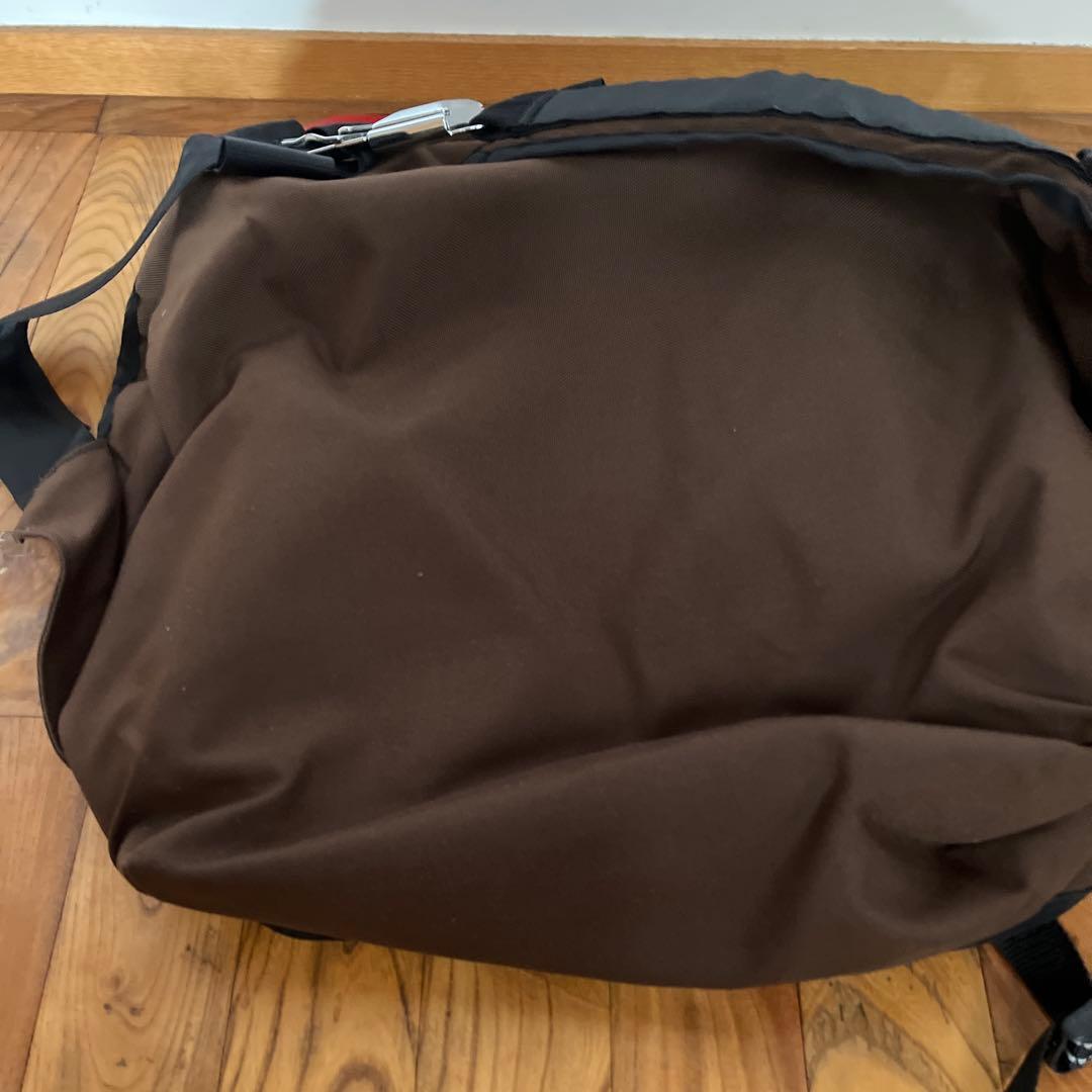 CHROME メッセンジャーバッグ ブラウン/レッド