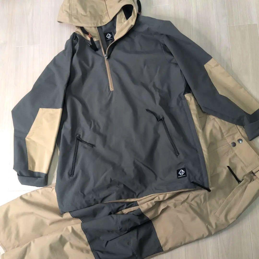 ミッキー【美品】GRAVER GREEN スノーボードウェアセット