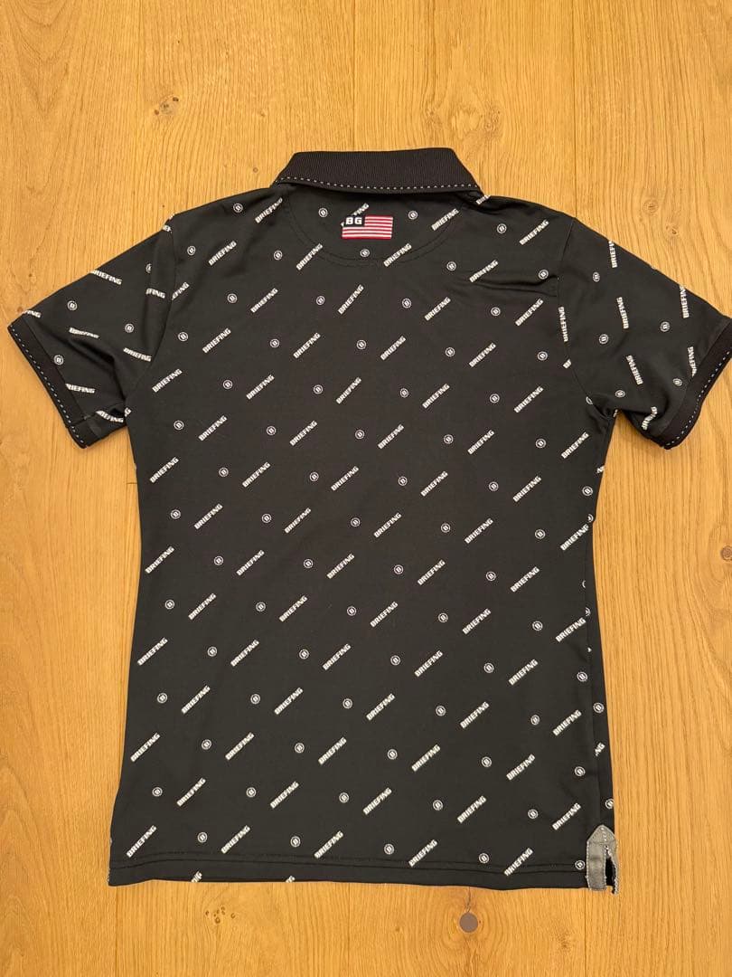 BRIEFING ブラックポロシャツ XS