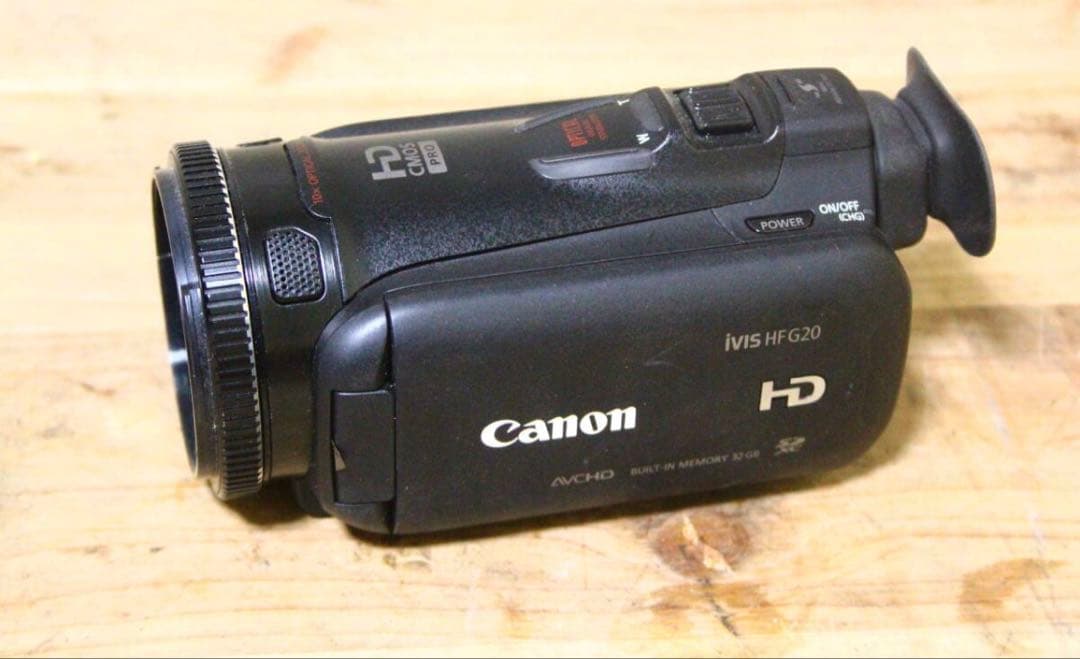 【ジャンク】Canon IVIS HF G20 ビデオカメラ本体