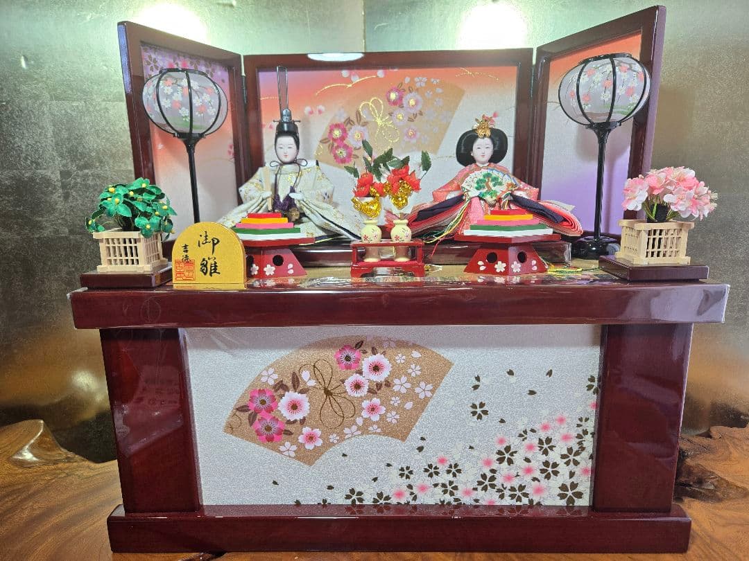 【一点限り】雛人形 収納飾り 　HS28