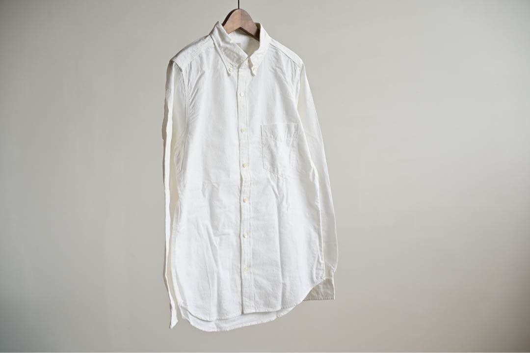 未使用　MADE IN JAPAN / FOB ボタンダウン長袖シャツ Lサイズ