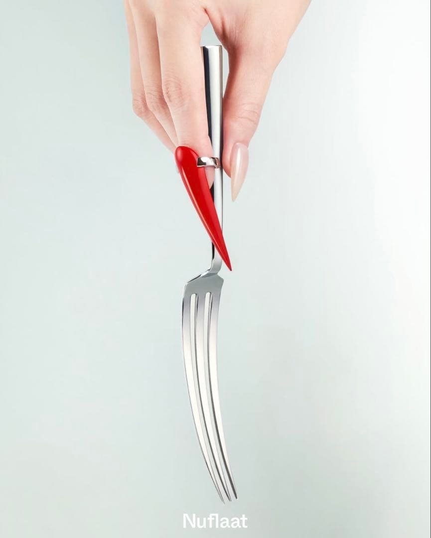 年末SALE 新品未使用 Nuflaat ネイル フォーク