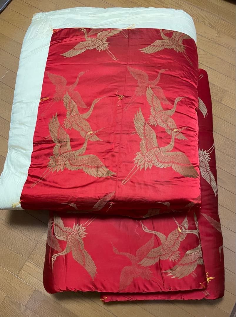 レトロ品、綿布団掛敷セット