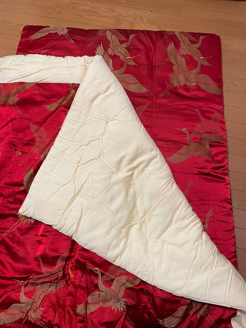 レトロ品、綿布団掛敷セット