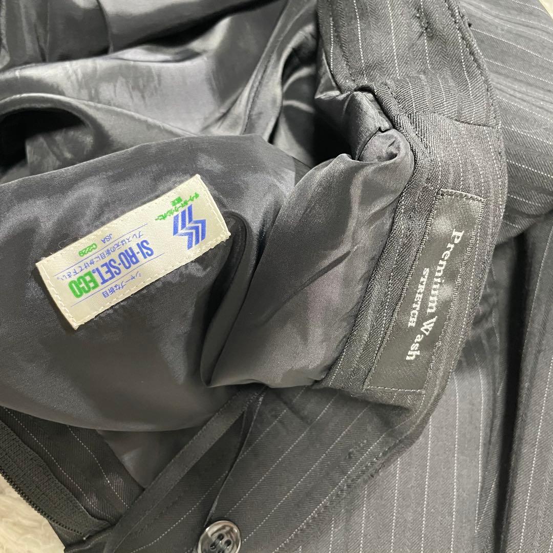 美品 アオキ LES MUES レミュー プレミアムウォッシュスーツ LL